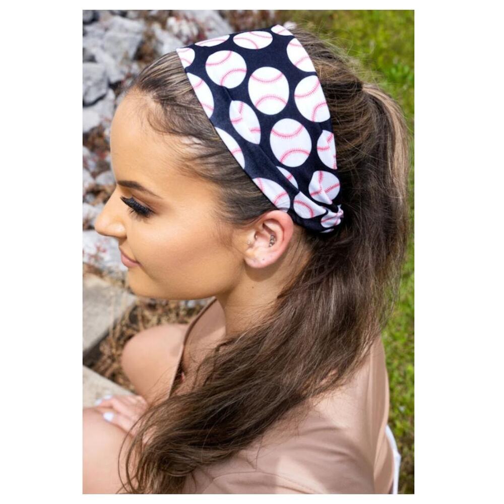 Women's Hit a Homer Baseball Headband Sports Fan MLB